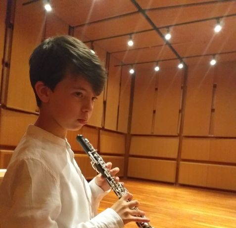 Dalla Progetto Musica all’Accademia Santa Cecilia, Salvatore Ruggiero è oboista dell’JuniOrchestra Kids 2
